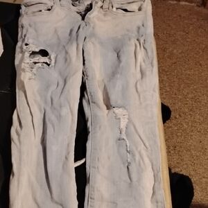 Cello Light Blue Distressed Kids Jeans